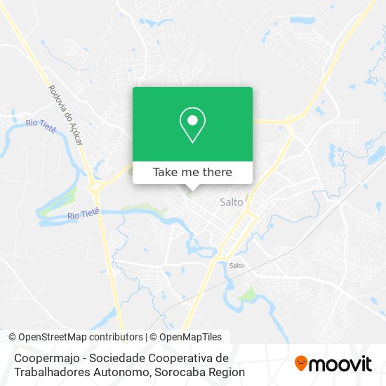 Coopermajo - Sociedade Cooperativa de Trabalhadores Autonomo map