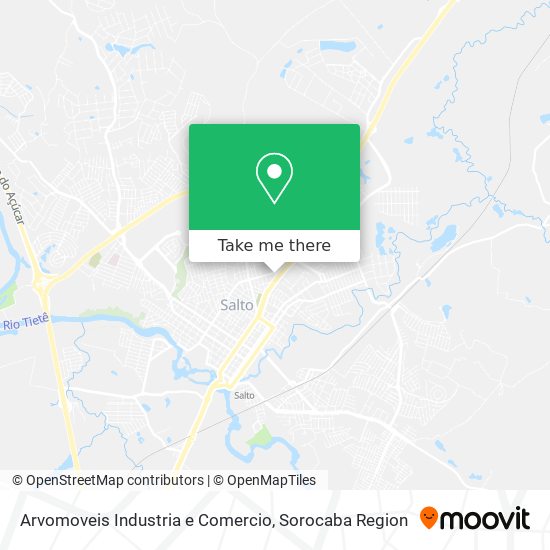 Mapa Arvomoveis Industria e Comercio