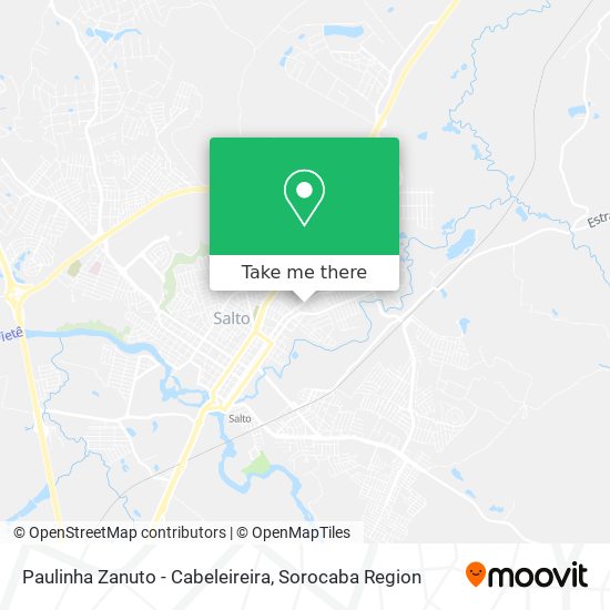 Paulinha Zanuto - Cabeleireira map