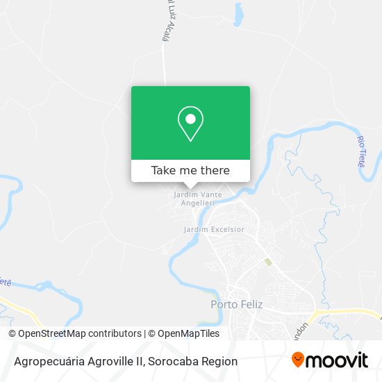 Agropecuária Agroville II map