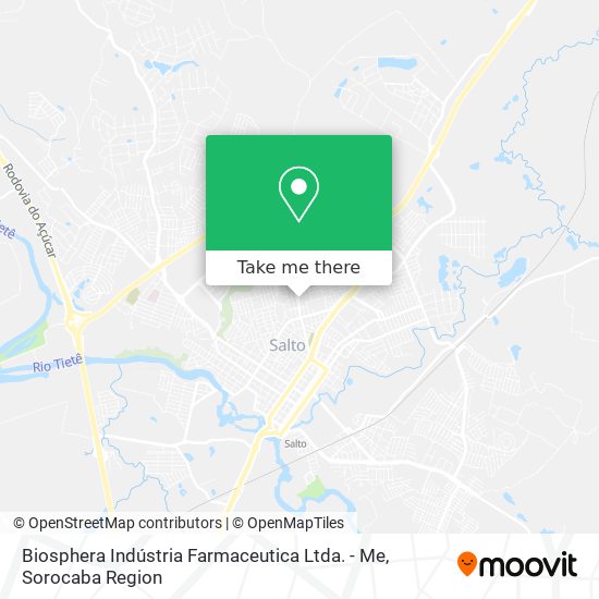 Mapa Biosphera Indústria Farmaceutica Ltda. - Me