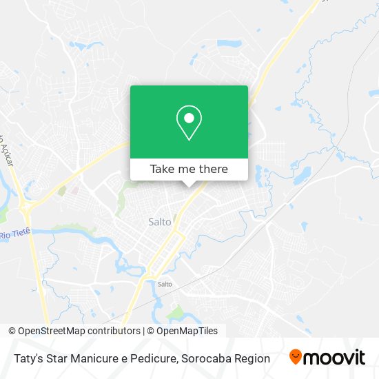 Taty's Star Manicure e Pedicure map