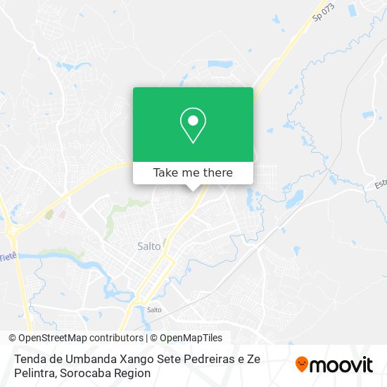 Tenda de Umbanda Xango Sete Pedreiras e Ze Pelintra map