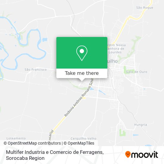 Mapa Multifer Industria e Comercio de Ferragens