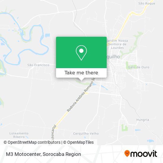 M3 Motocenter map