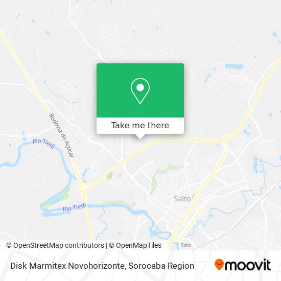 Disk Marmitex Novohorizonte map