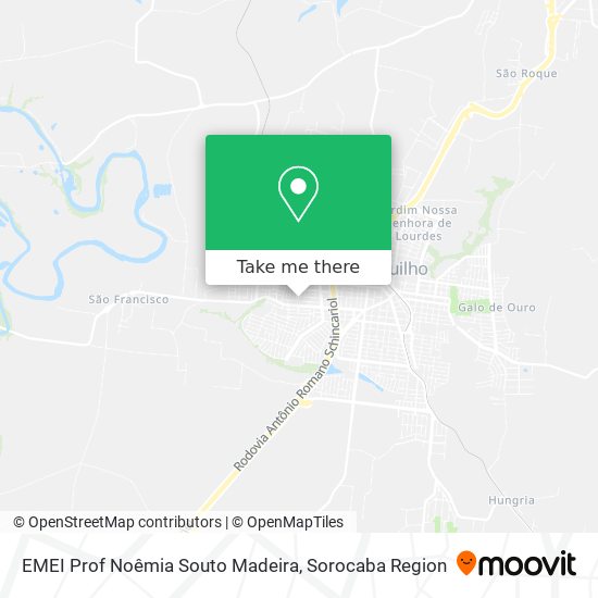 EMEI Prof Noêmia Souto Madeira map