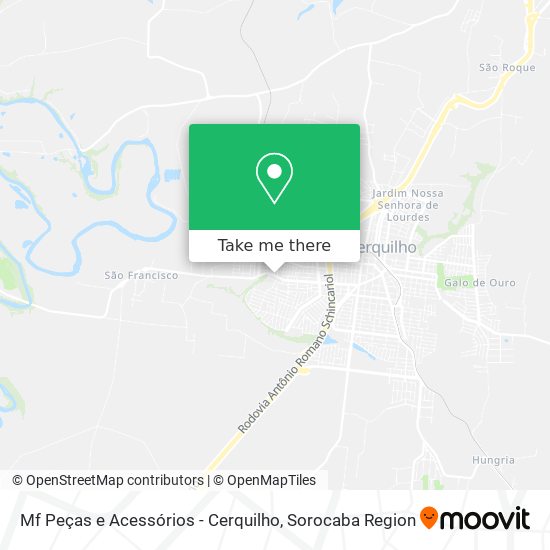 Mf Peças e Acessórios - Cerquilho map