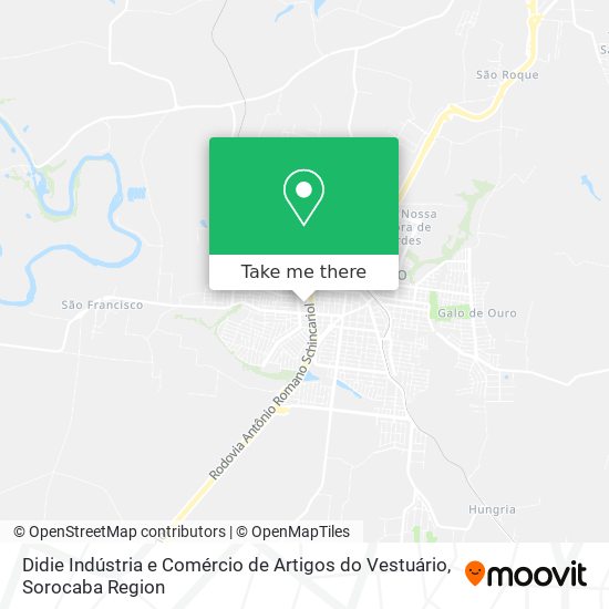 Didie Indústria e Comércio de Artigos do Vestuário map