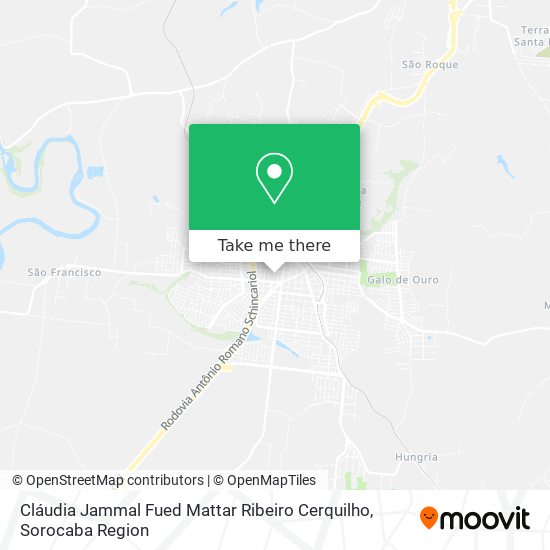 Cláudia Jammal Fued Mattar Ribeiro Cerquilho map