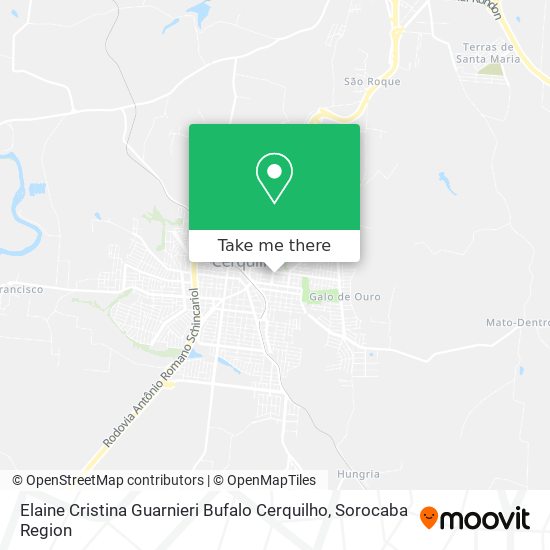 Elaine Cristina Guarnieri Bufalo Cerquilho map