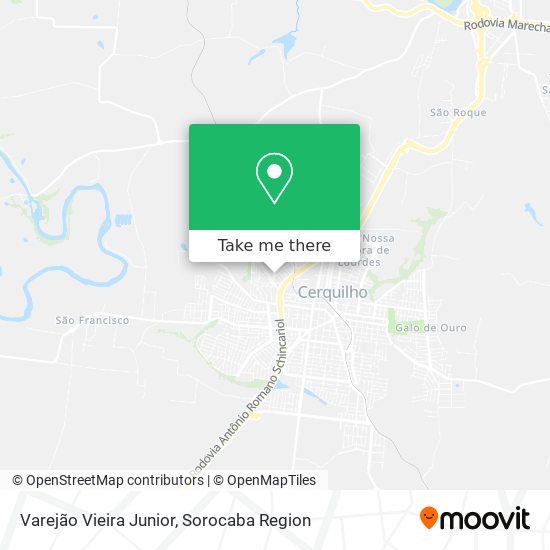Varejão Vieira Junior map