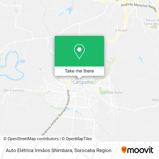 Auto Elétrica Irmãos Shimbara map