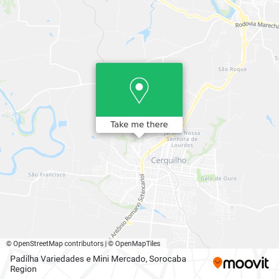 Padilha Variedades e Mini Mercado map