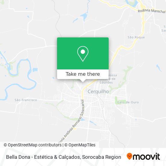 Bella Dona - Estética & Calçados map