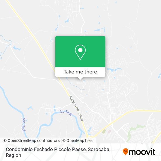 Condomínio Fechado Piccolo Paese map