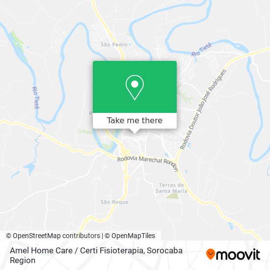 Mapa Amel Home Care / Certi Fisioterapia