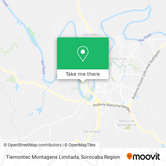 Tiemontec Montagens Limitada map