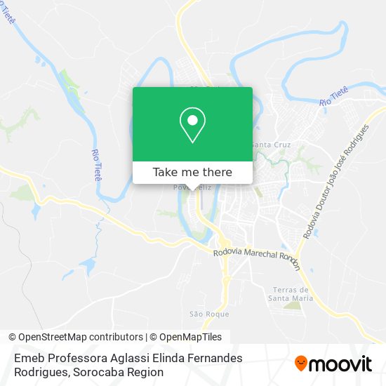 Mapa Emeb Professora Aglassi Elinda Fernandes Rodrigues