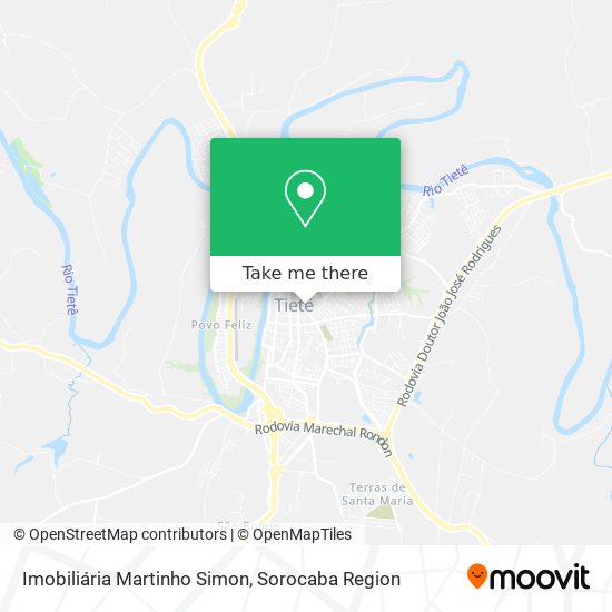 Imobiliária Martinho Simon map
