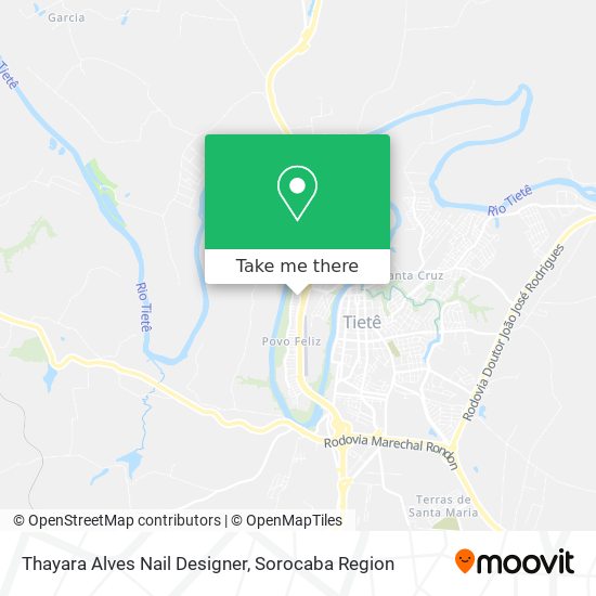 Thayara Alves Nail Designer map