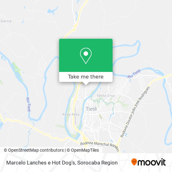 Marcelo Lanches e Hot Dog's map