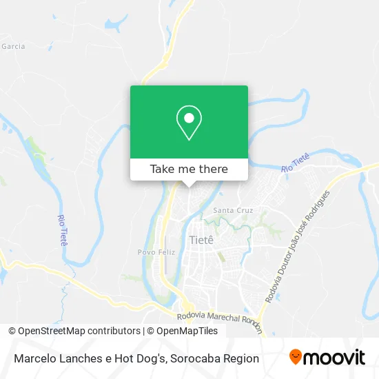 Marcelo Lanches e Hot Dog's map