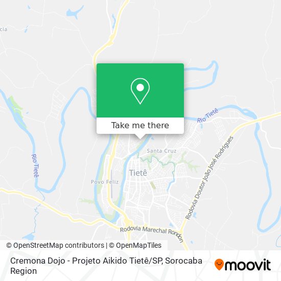 Cremona Dojo - Projeto Aikido Tietê / SP map