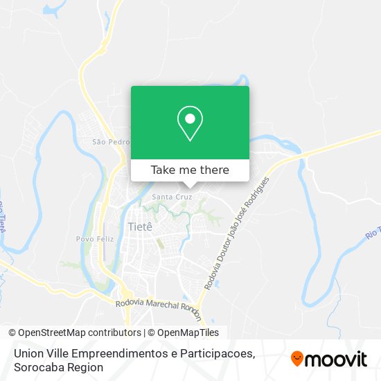 Union Ville Empreendimentos e Participacoes map