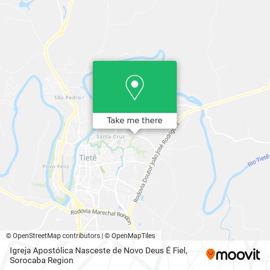 Igreja Apostólica Nasceste de Novo Deus É Fiel map