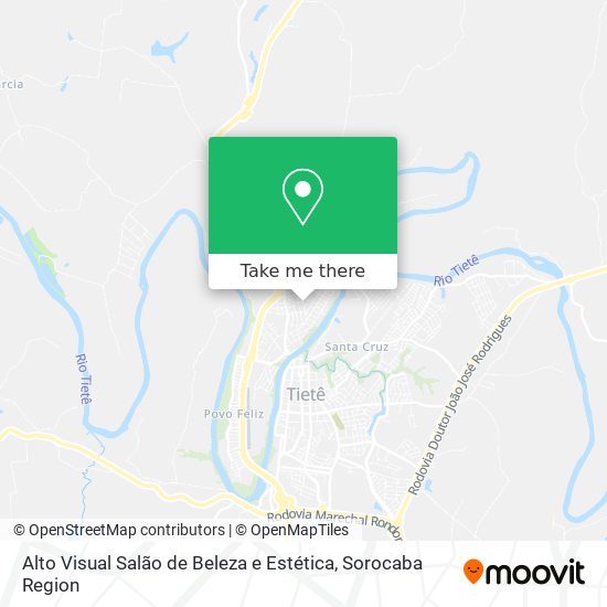 Alto Visual Salão de Beleza e Estética map