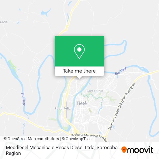 Mecdiesel Mecanica e Pecas Diesel Ltda map