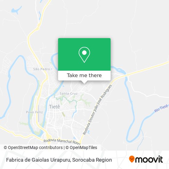 Fabrica de Gaiolas Uirapuru map