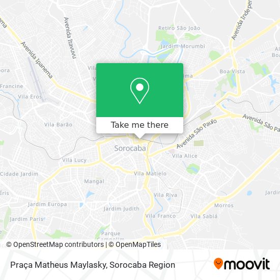 Praça Matheus Maylasky map
