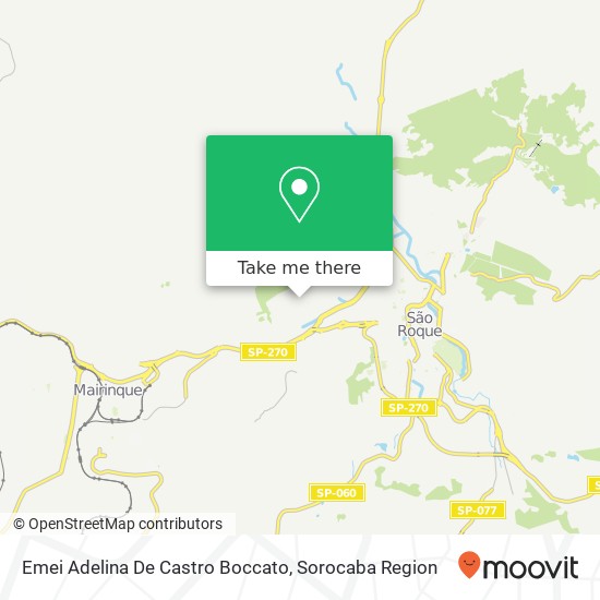 Emei Adelina De Castro Boccato map