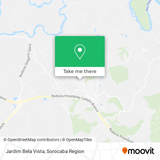 Mapa Jardim Bela Vista