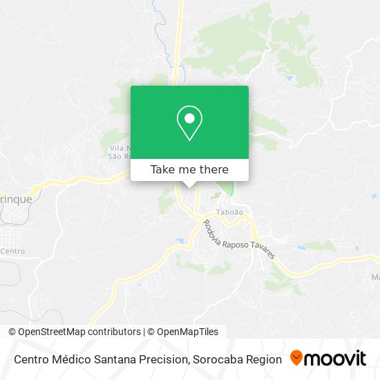 Centro Médico Santana Precision map
