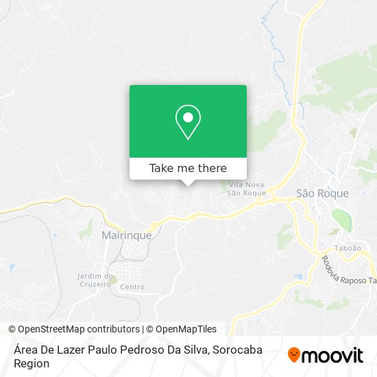 Área De Lazer Paulo Pedroso Da Silva map