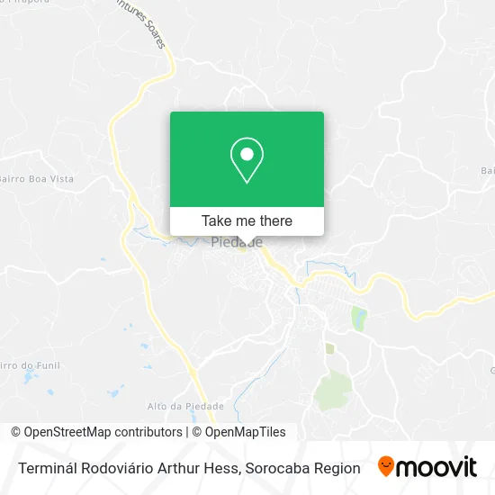 Terminál Rodoviário Arthur Hess map