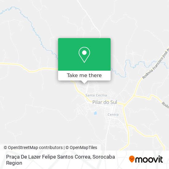 Mapa Praça De Lazer Felipe Santos Correa