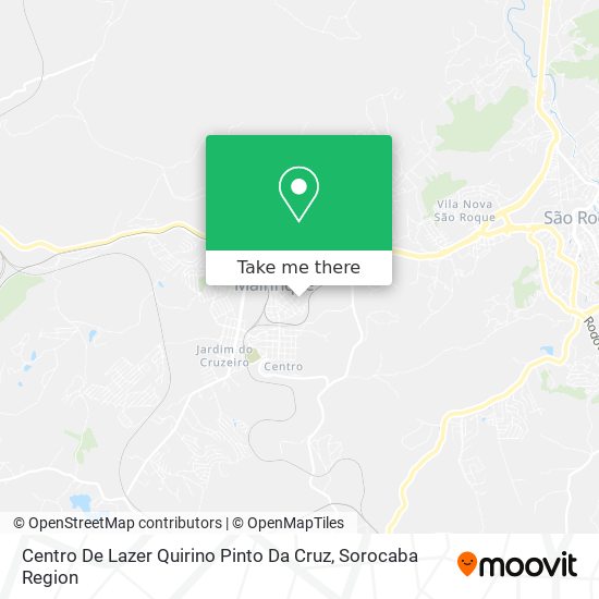 Mapa Centro De Lazer Quirino Pinto Da Cruz