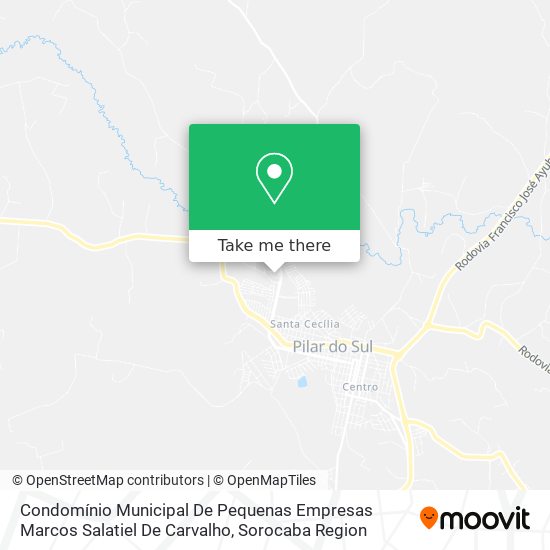 Condomínio Municipal De Pequenas Empresas Marcos Salatiel De Carvalho map