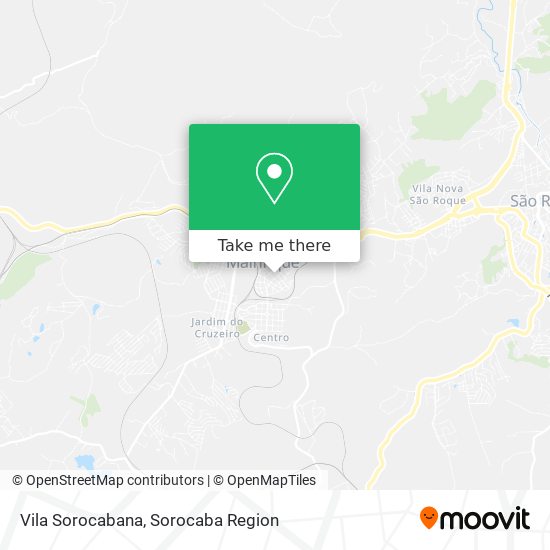 Mapa Vila Sorocabana