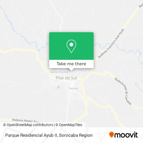 Parque Residencial Ayub II map