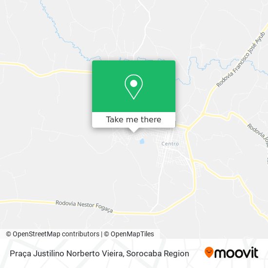 Praça Justilino Norberto Vieira map