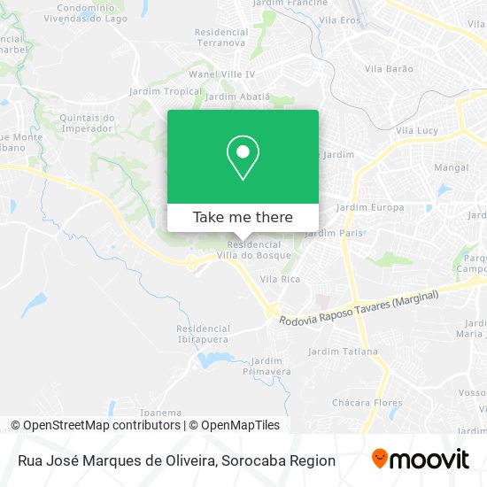 Rua José Marques de Oliveira map