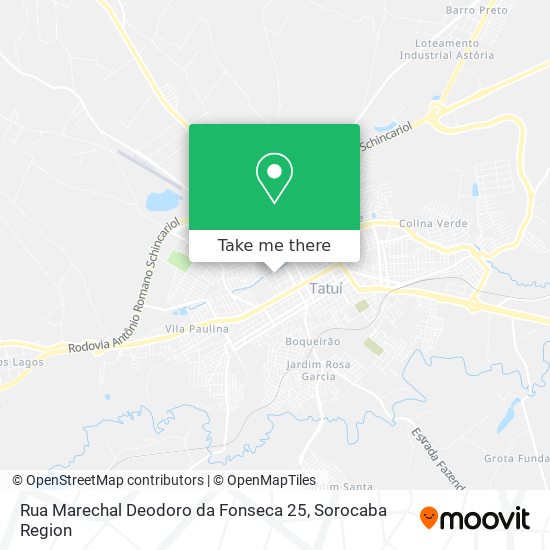 Rua Marechal Deodoro da Fonseca 25 map