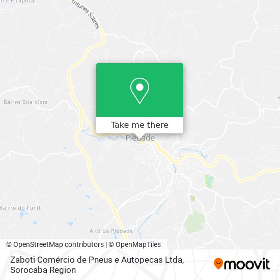 Zaboti Comércio de Pneus e Autopecas Ltda map