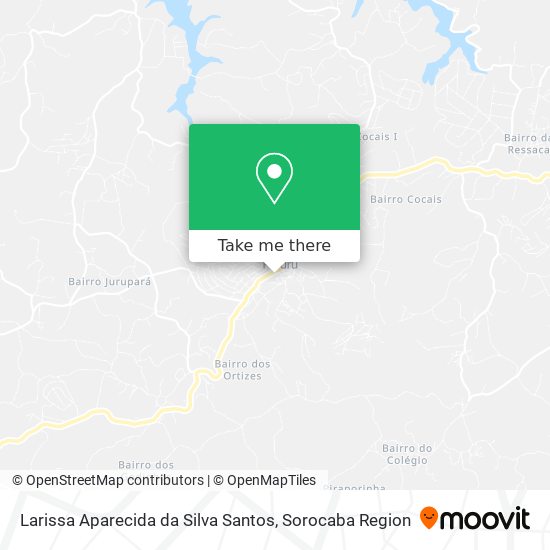 Larissa Aparecida da Silva Santos map