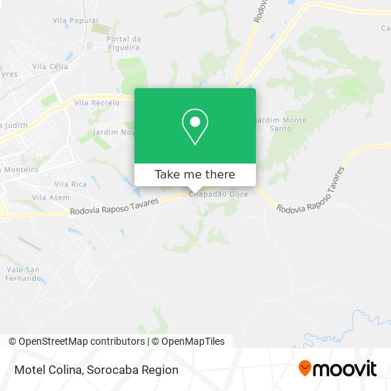 Motel Colina map